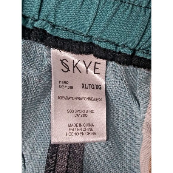 NWOT Wide leg palazzo pants tropea Side flaps Womens XL multicolor stripes Boho - Picture 8 of 9